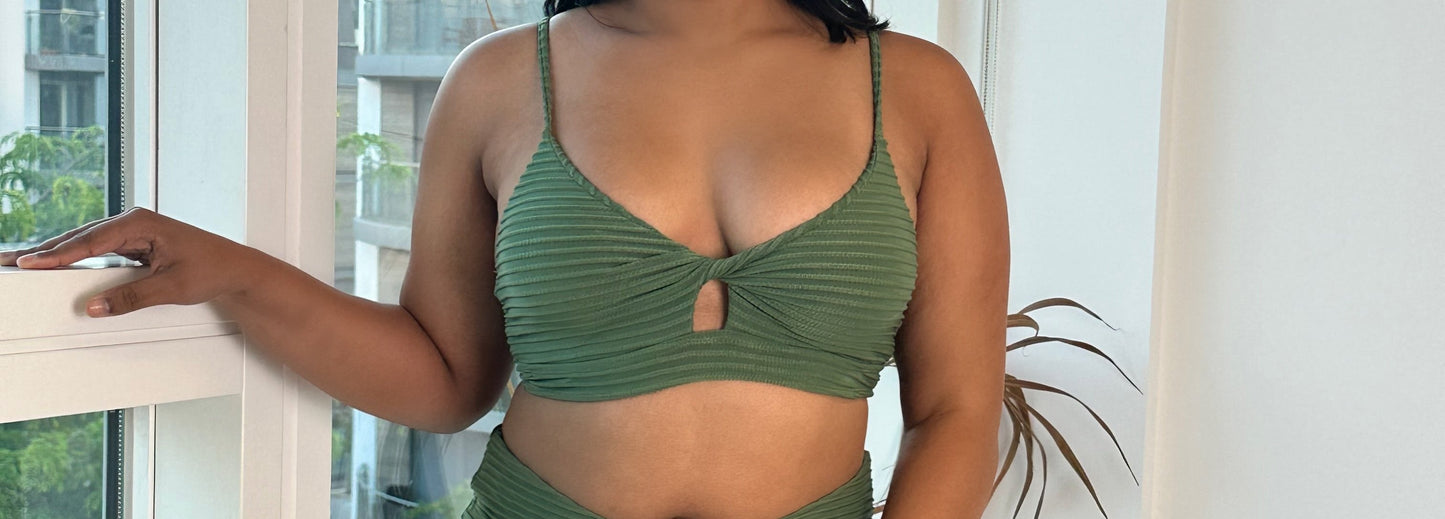 Darter - Bikini Top (Khaki Green)