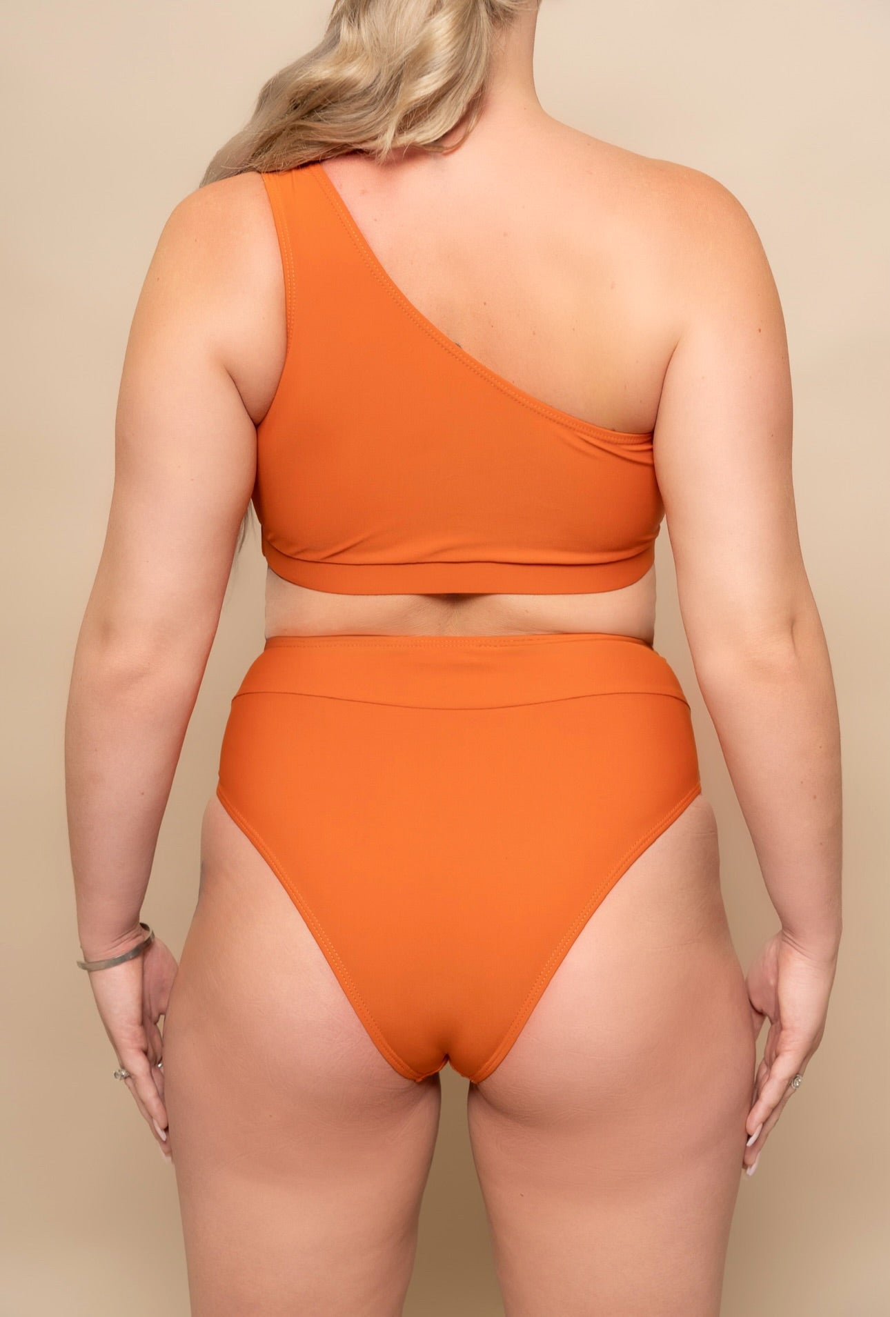 Dory - Jewelled Bikini Top (Orange)