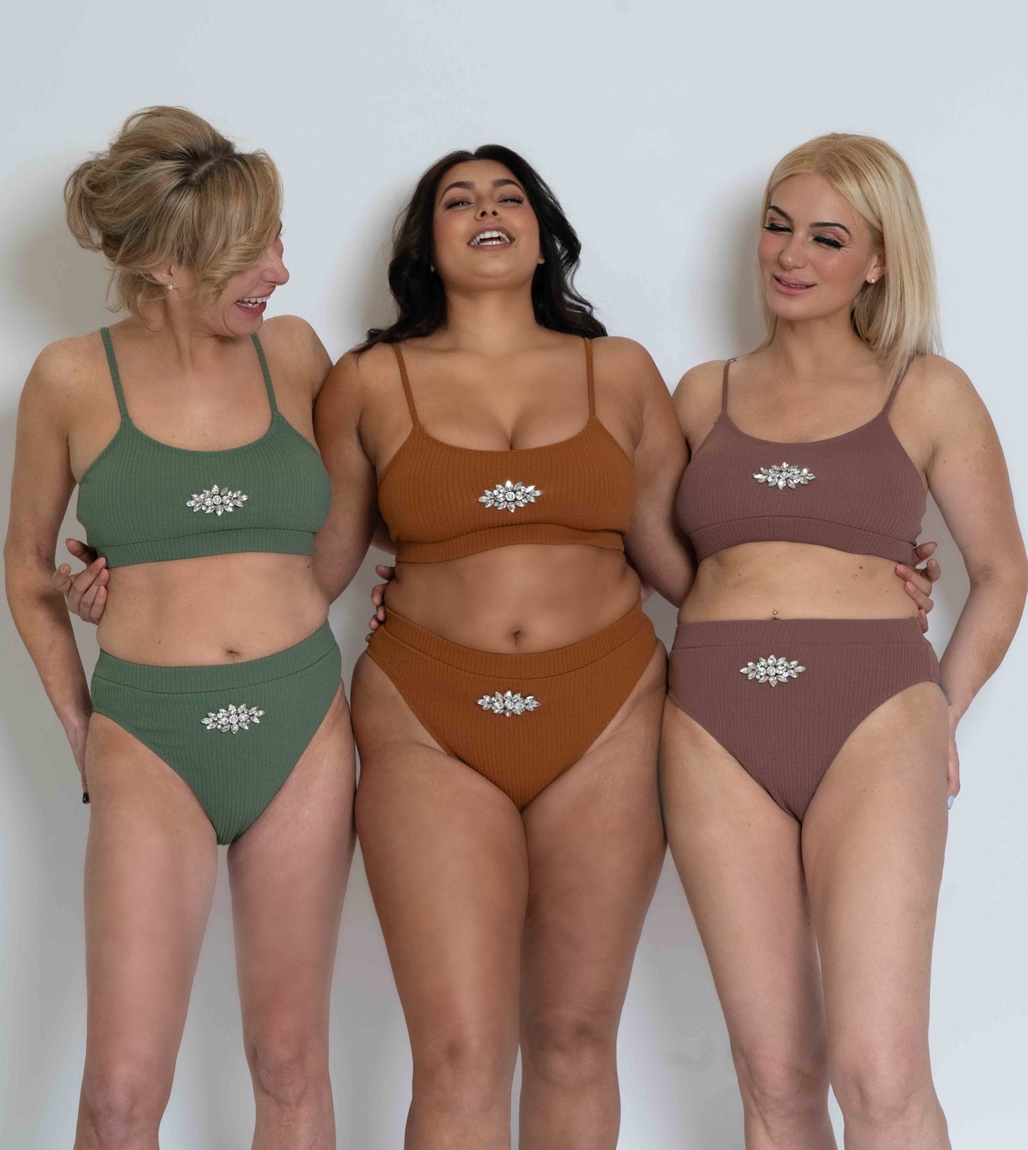 Boga - Jewelled Bikini Top (Bronze)