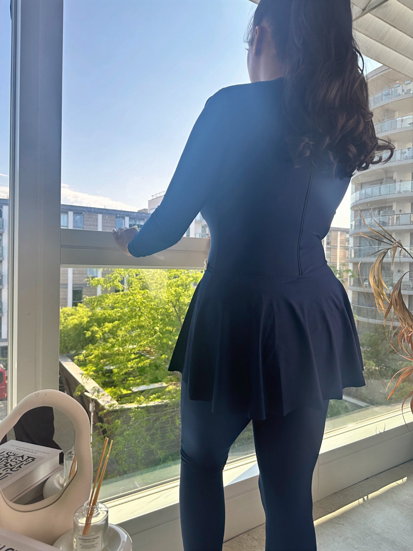 Greyling - Jewelled Modest Swimsuit (Navy)