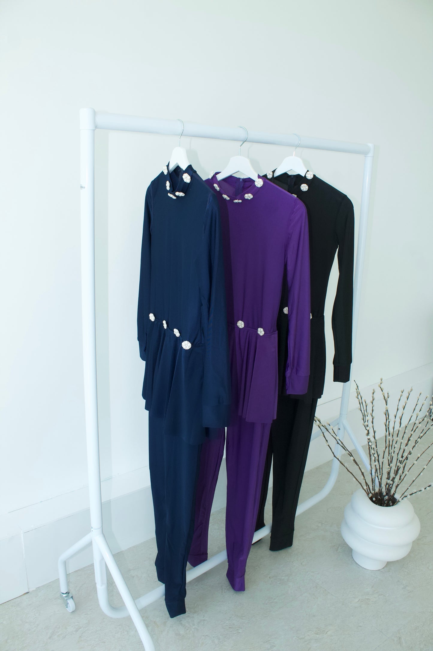 Greyling - Jewelled Modest Swimsuit (Purple)