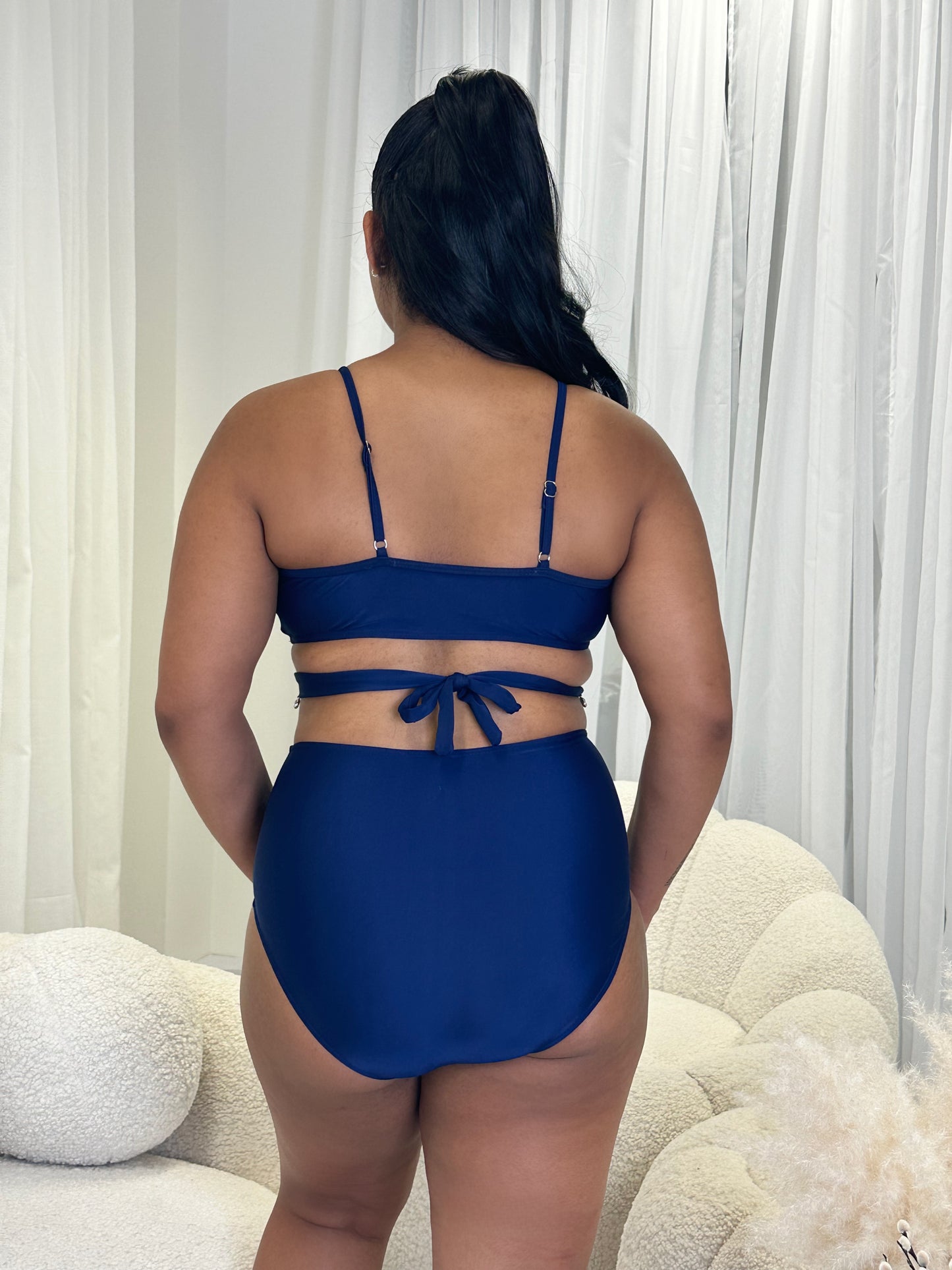 Koi - Jewelled Bikini Top (Black)