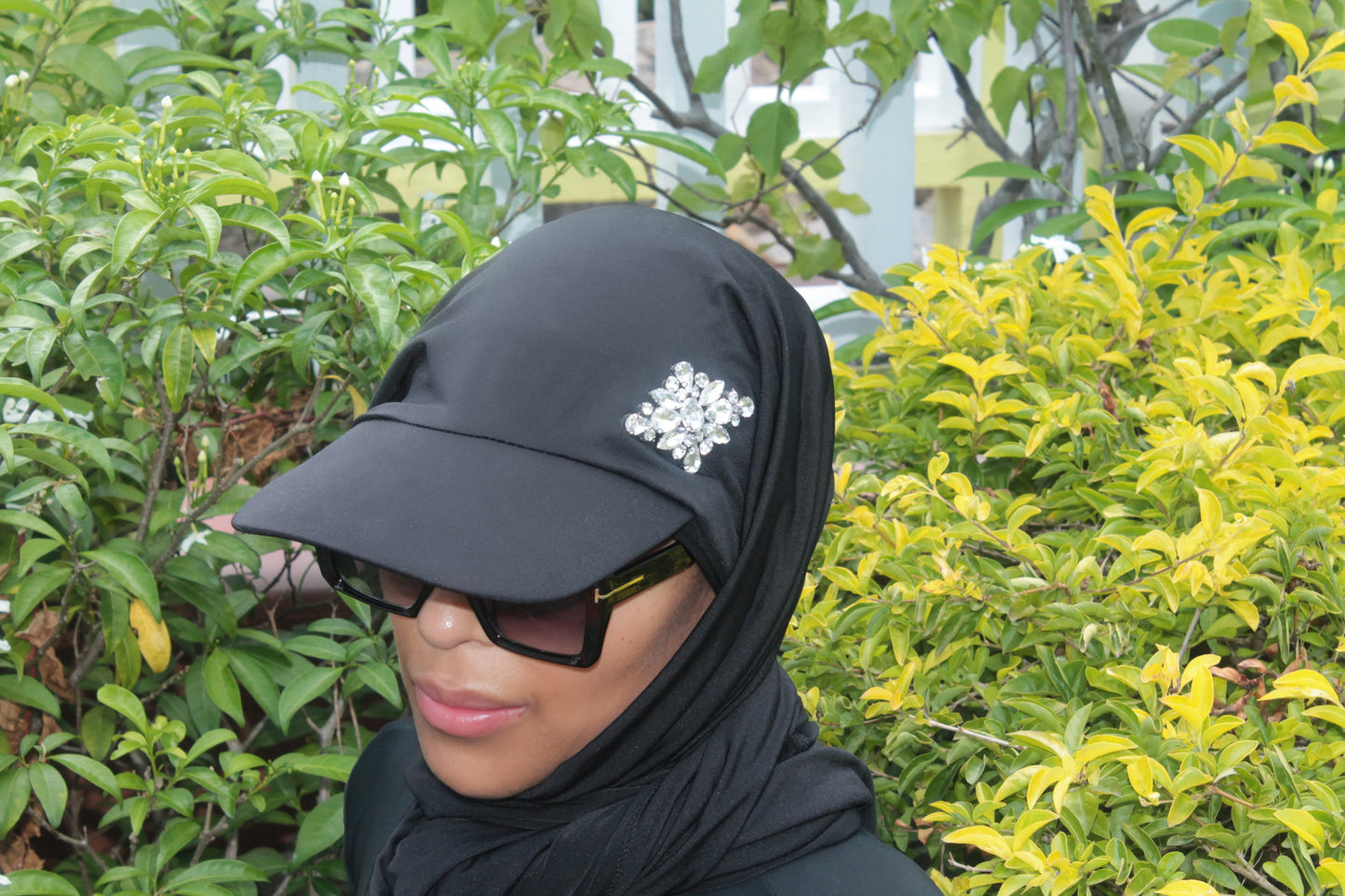 Jewelled Modest Swim Hat